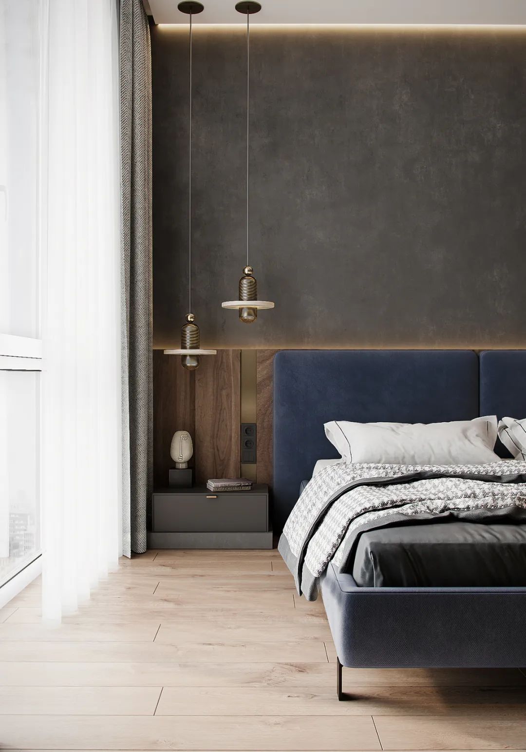 现代简约轻奢住宅丨BODES Studio-29