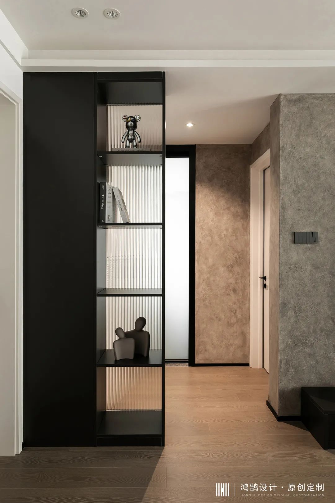 97㎡现代风，潮玩手办与书香之气融合出一个有爱的家-19