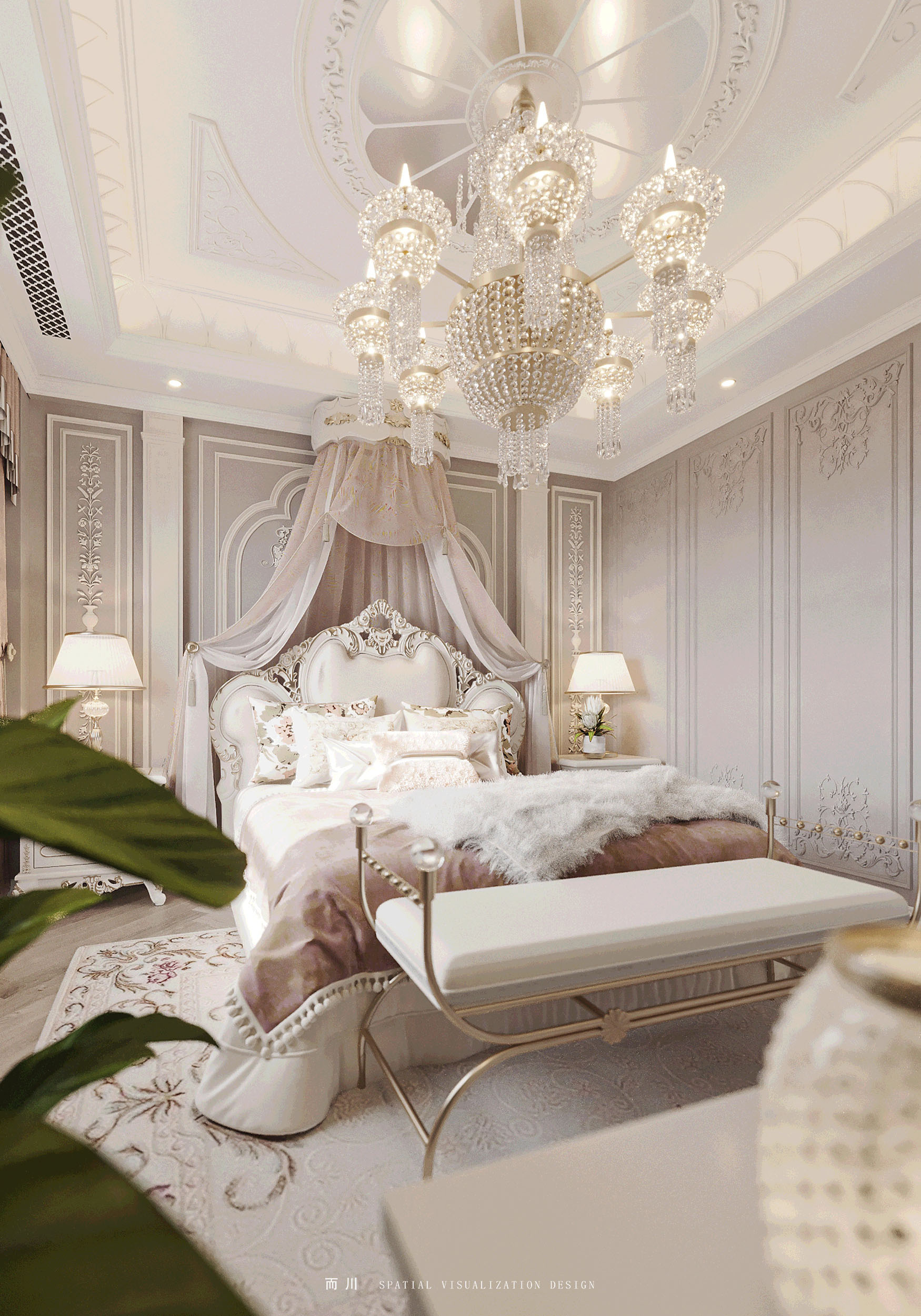 奶油法式丨魔方空间设计-29