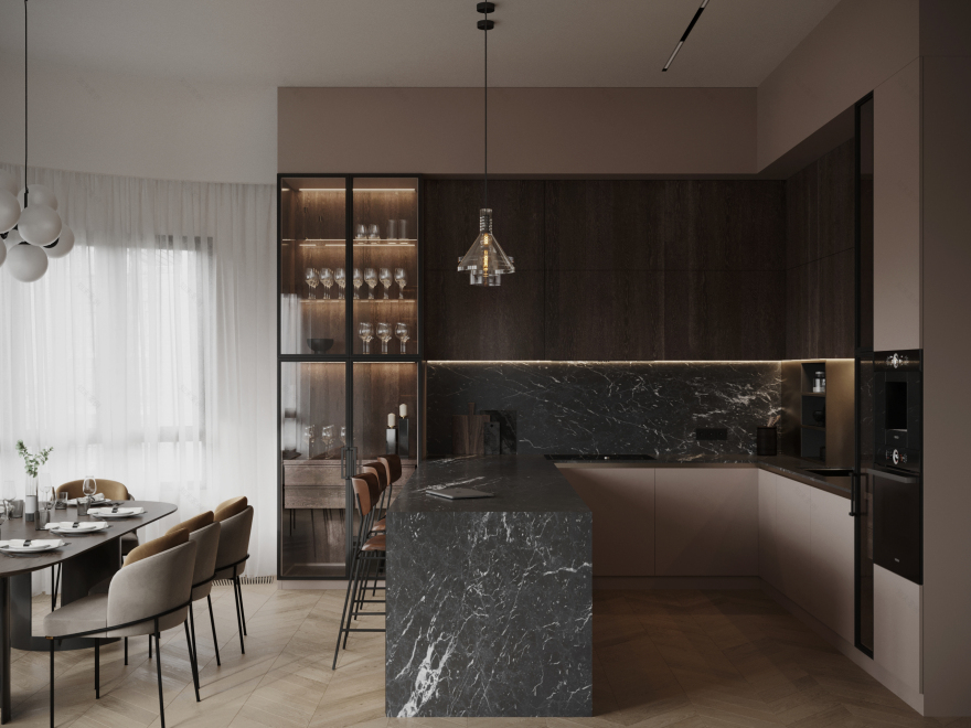 单一麦芽公寓室内设计-13