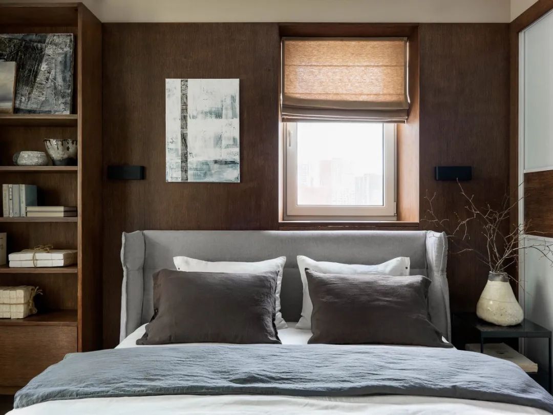 莫斯科90平深色系两居室公寓装修丨俄罗斯莫斯科丨Anastasia Kovalchuk-15