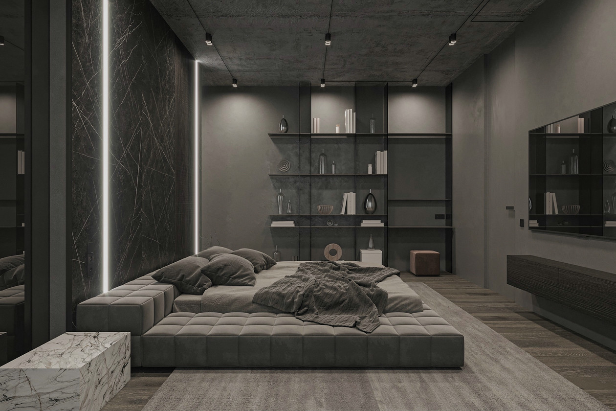 340㎡高级灰别墅设计-10