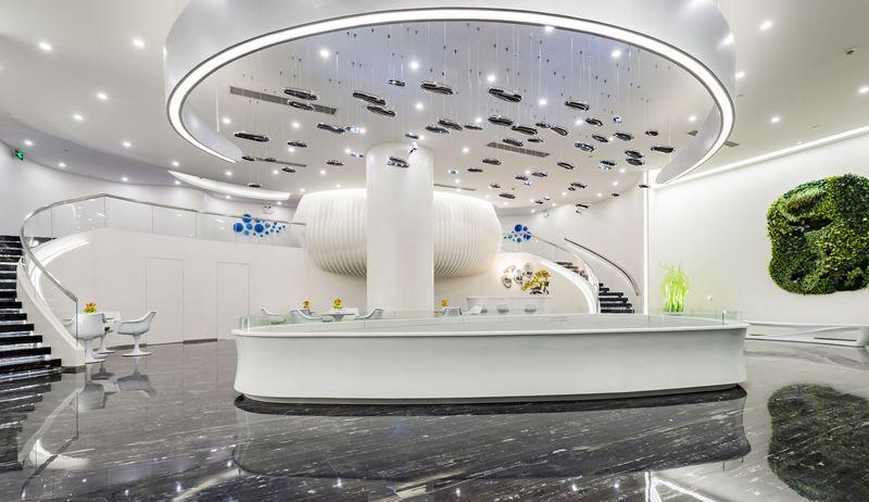 上海时代广场商办展示中心——自然艺术之美的呈现-36