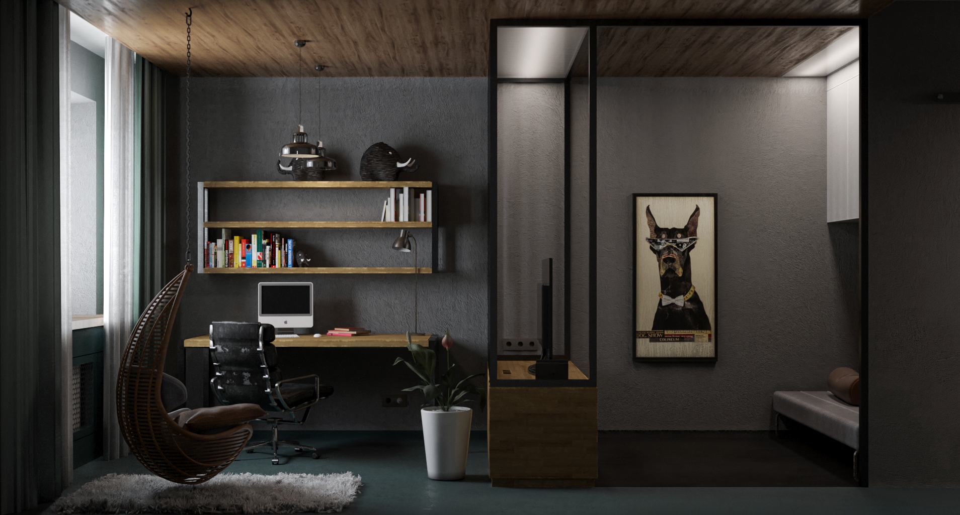 学生公寓设计与可视化丨Golubev Dmitriy-4