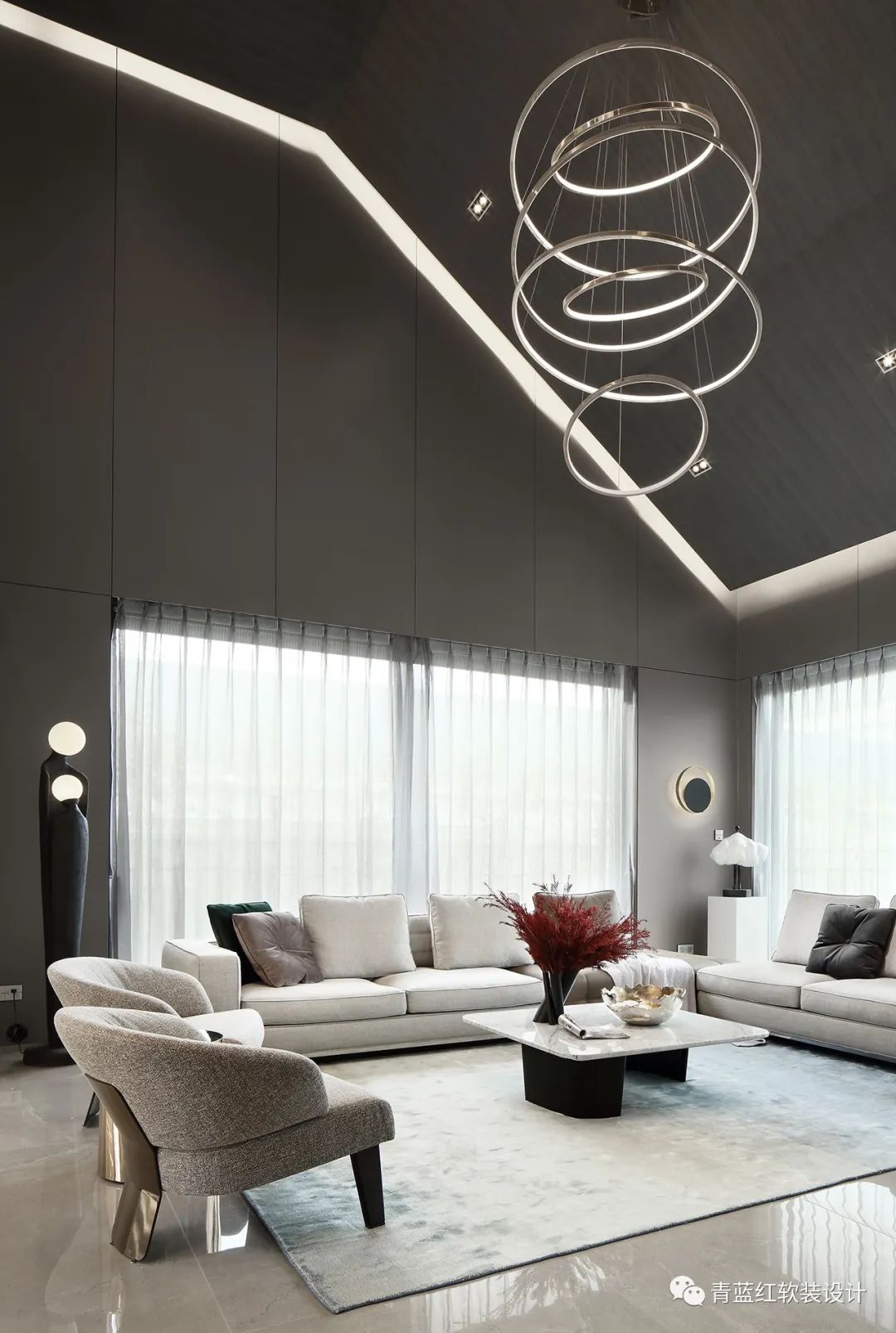 奉化莼湖 450m²别墅,音乐与温度的空间艺术-15