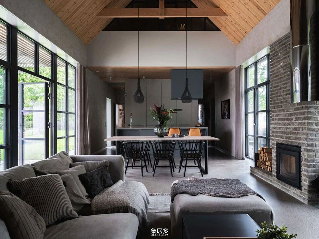 瑞典现代时尚谷仓式乡村小别墅-26