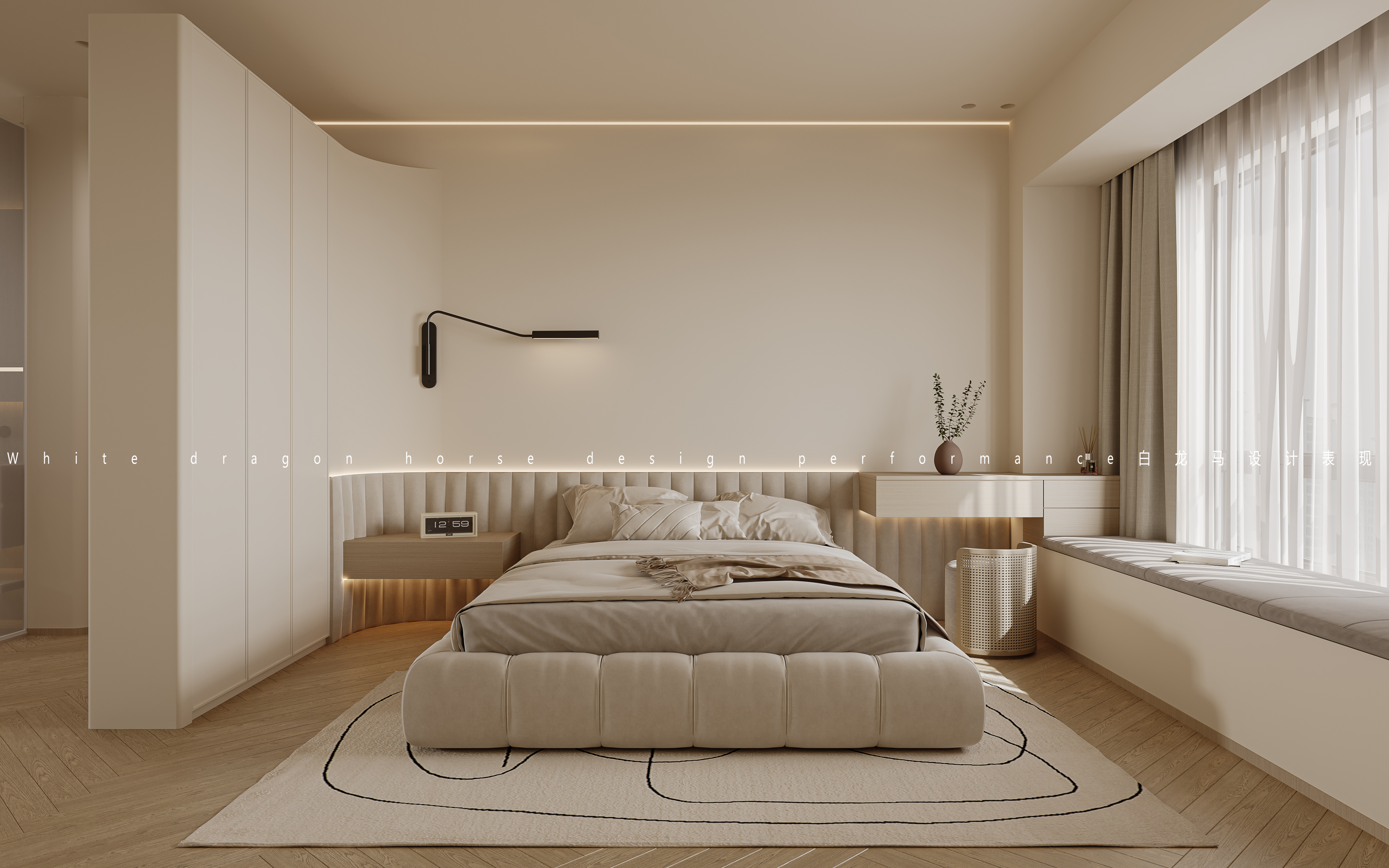 奶油色系-白龙马效果图-12