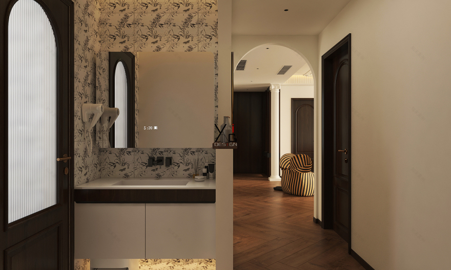 177平米法式复古装修案例-19