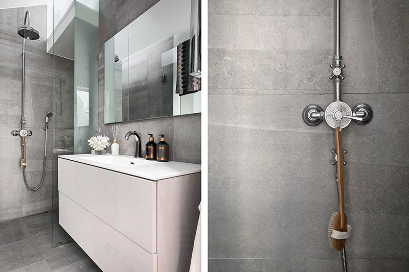 瑞典黑白双层公寓设计-21