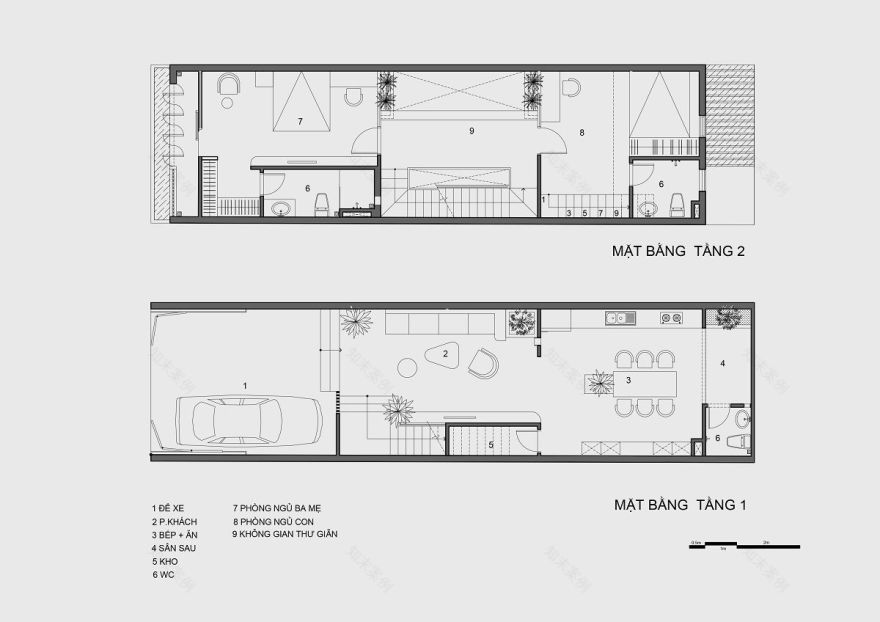 都市绿意家庭空间设计-33