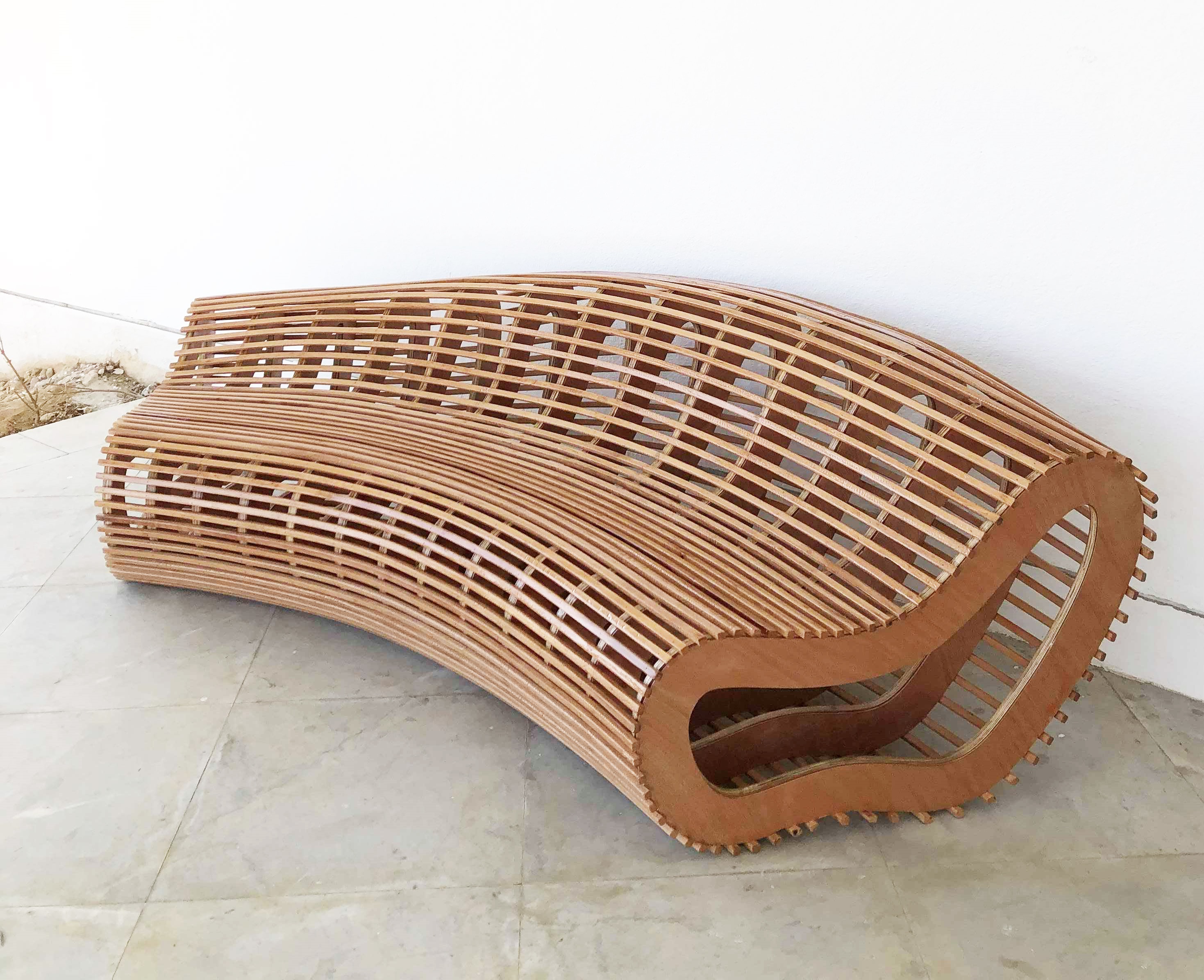 0003 - Bench Parametric 3D model-6