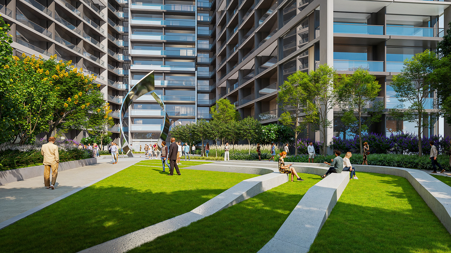 Landscape Visuals - Sobha Central-4