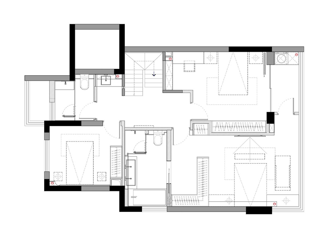 160㎡侘寂新中式 感受当代禅意东方美丨FF design-54