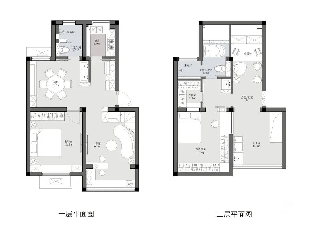 虞景园现代风设计丨金螳螂家常熟店-5
