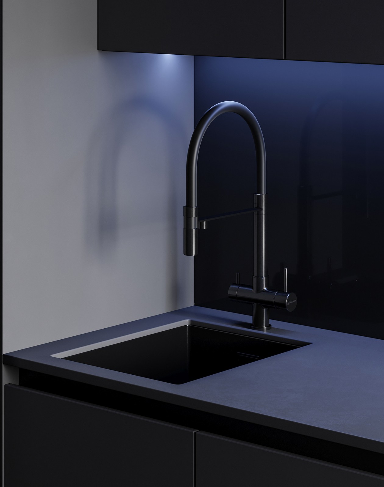 圣彼得堡高级黑色系公寓 质感超细腻-11