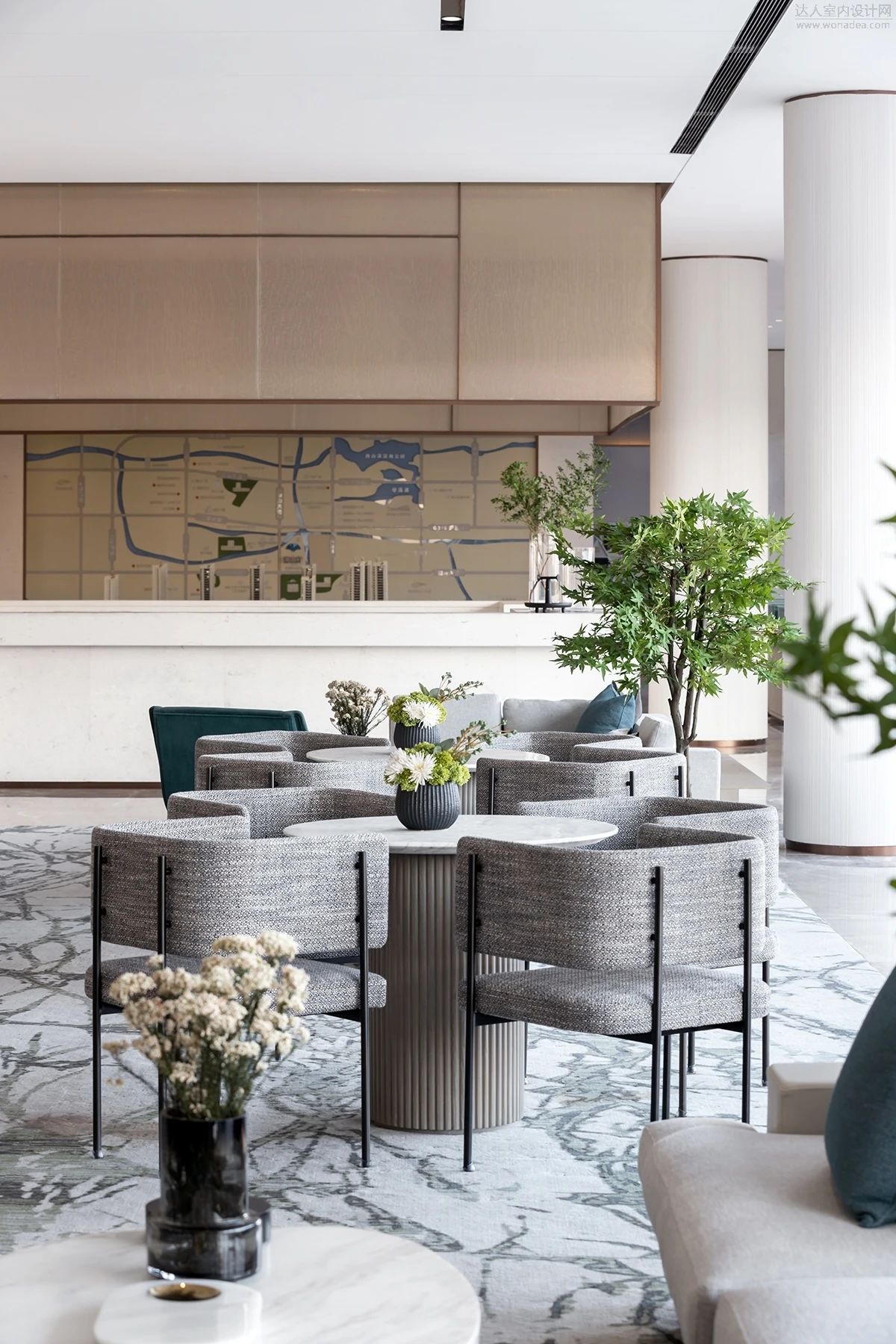  观致设计丨奥园湖州道场乡营销中心与样板间 室内设计 丨中国浙江-17