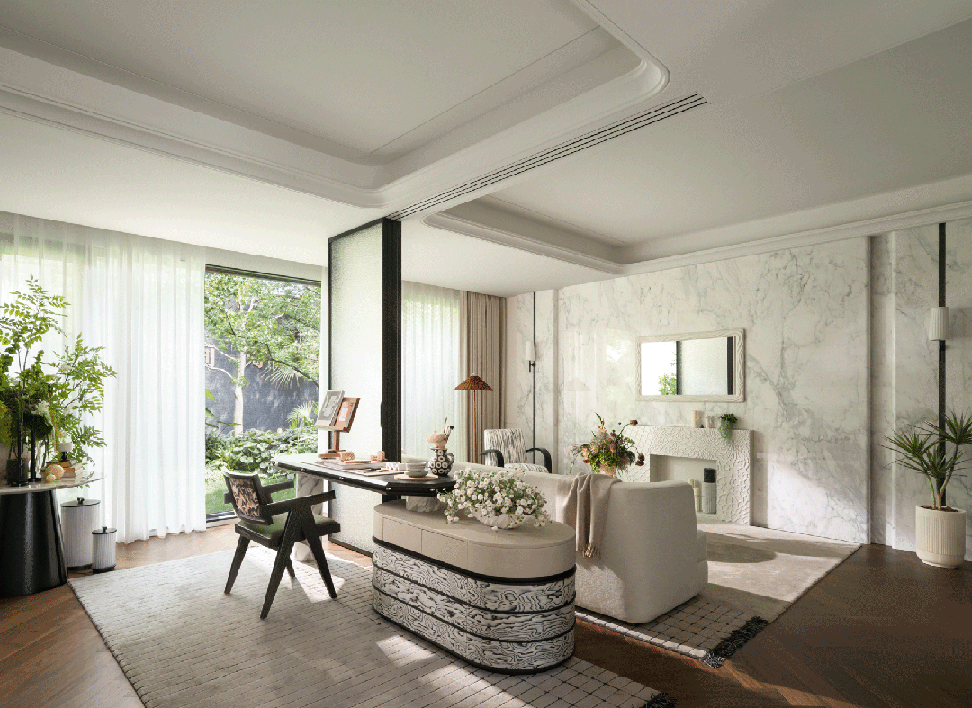 CLV设计x首发|法式中古风隐奢生活典范—建总流花溪样板房-16