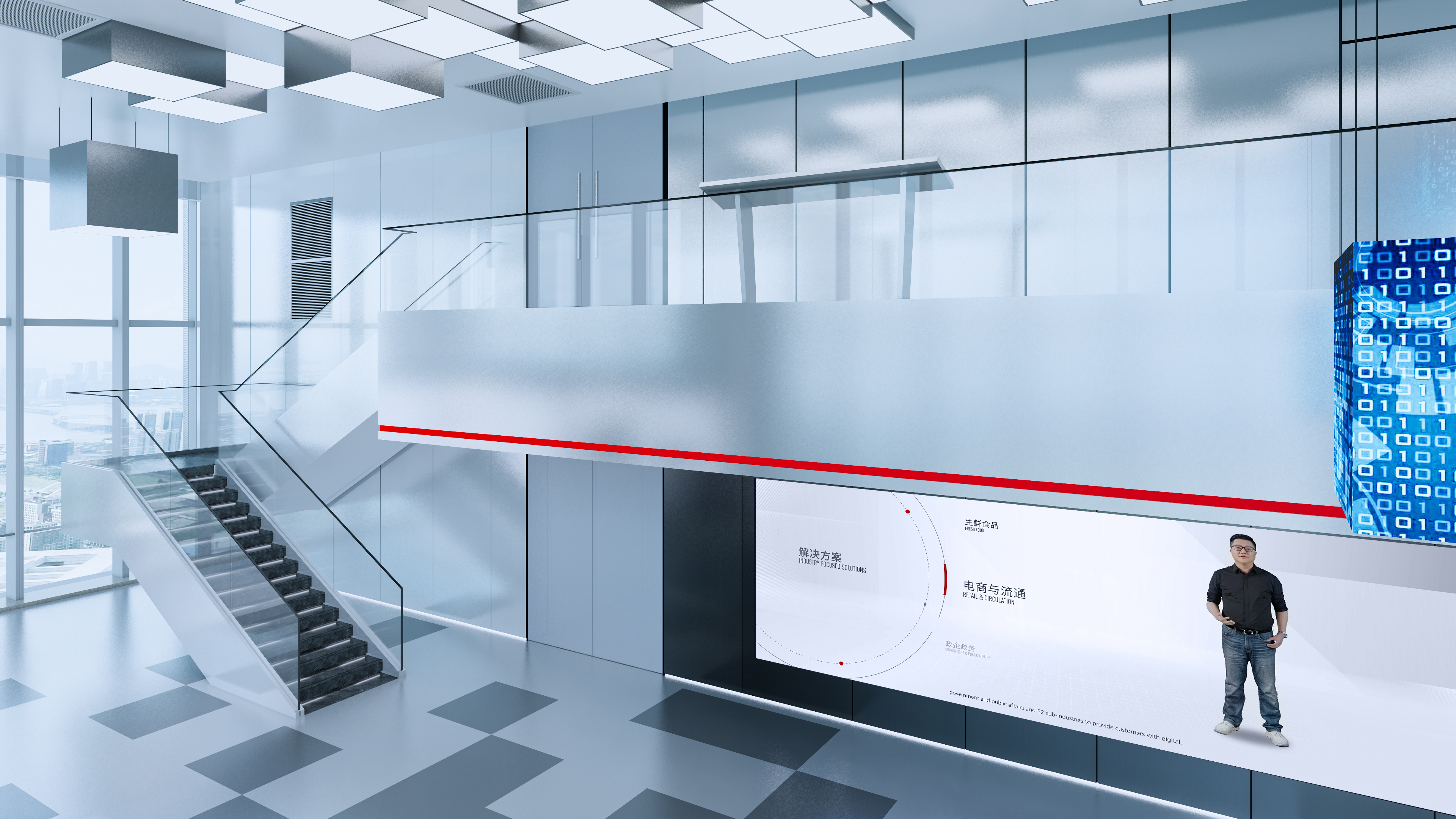 顺丰前海总部展厅设计-8