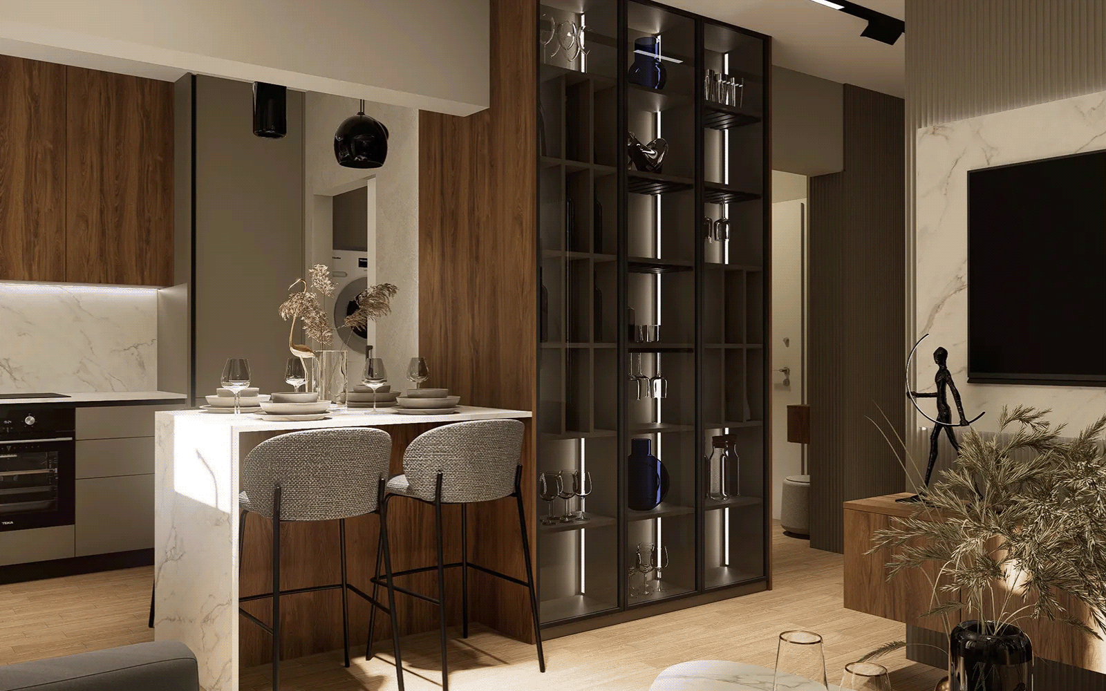 静谧奢华室内设计丨克罗地亚萨格勒布丨M1st Design-15