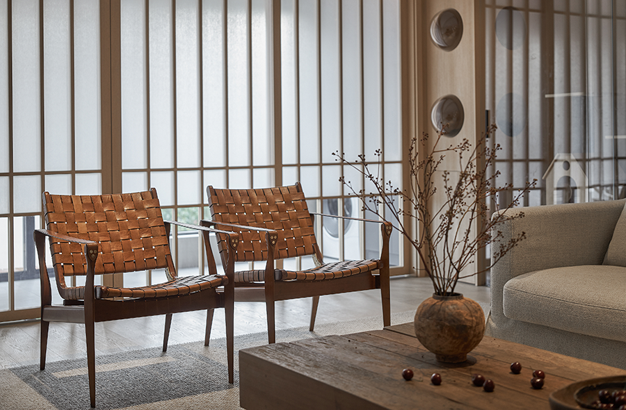 原木私宅 · 东方美学的现代诠释丨中国温州丨柒筑空间设计-10