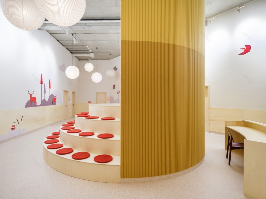 捷克Maple Bear学校室内设计(含奥洛穆茨幼儿园,布尔诺小学)丨捷克奥洛穆茨丨SOA architekti-16