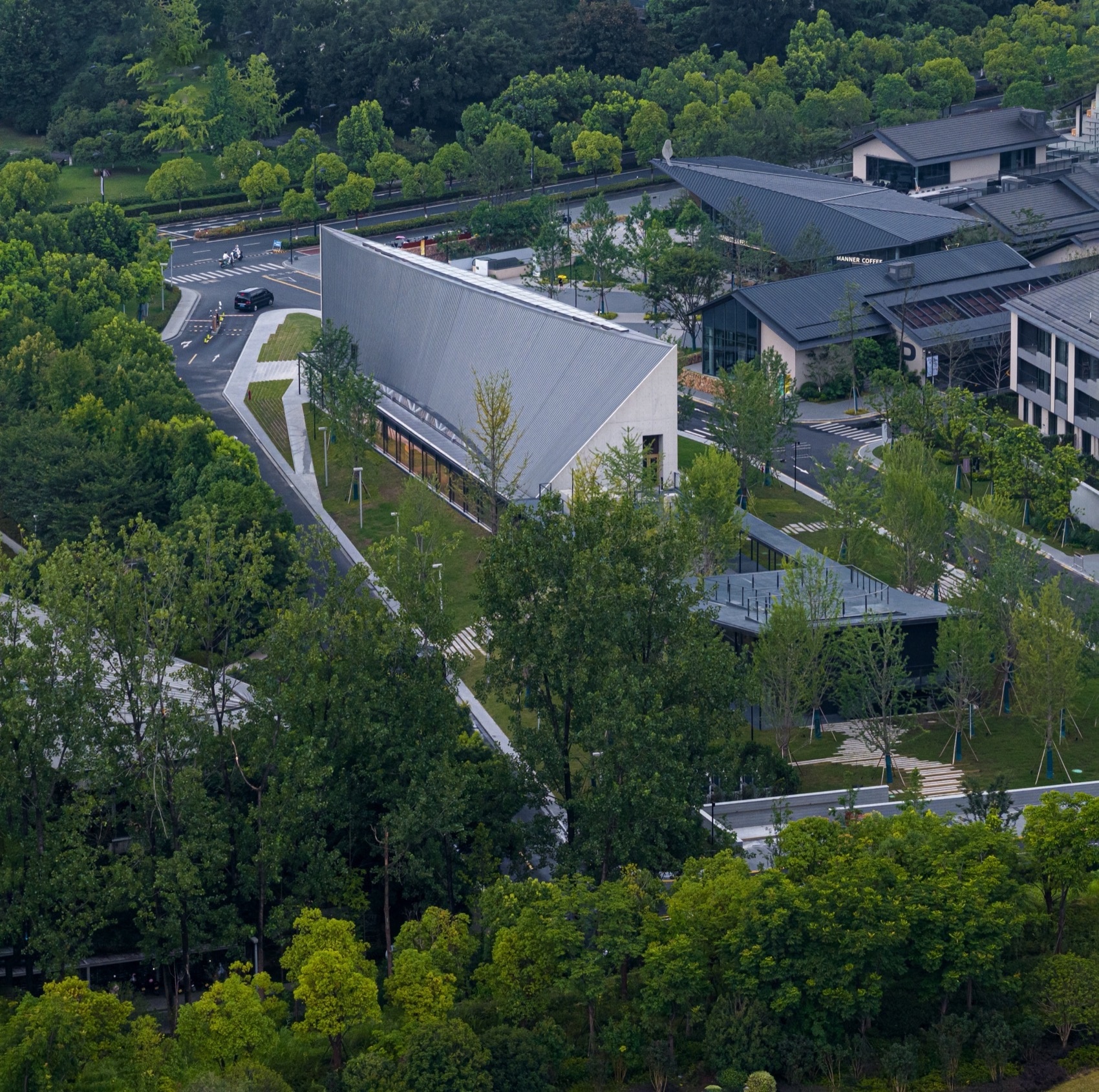 大谷仓（玉鸟流苏小镇中心）丨中国杭州丨大舍建筑设计事务所-3