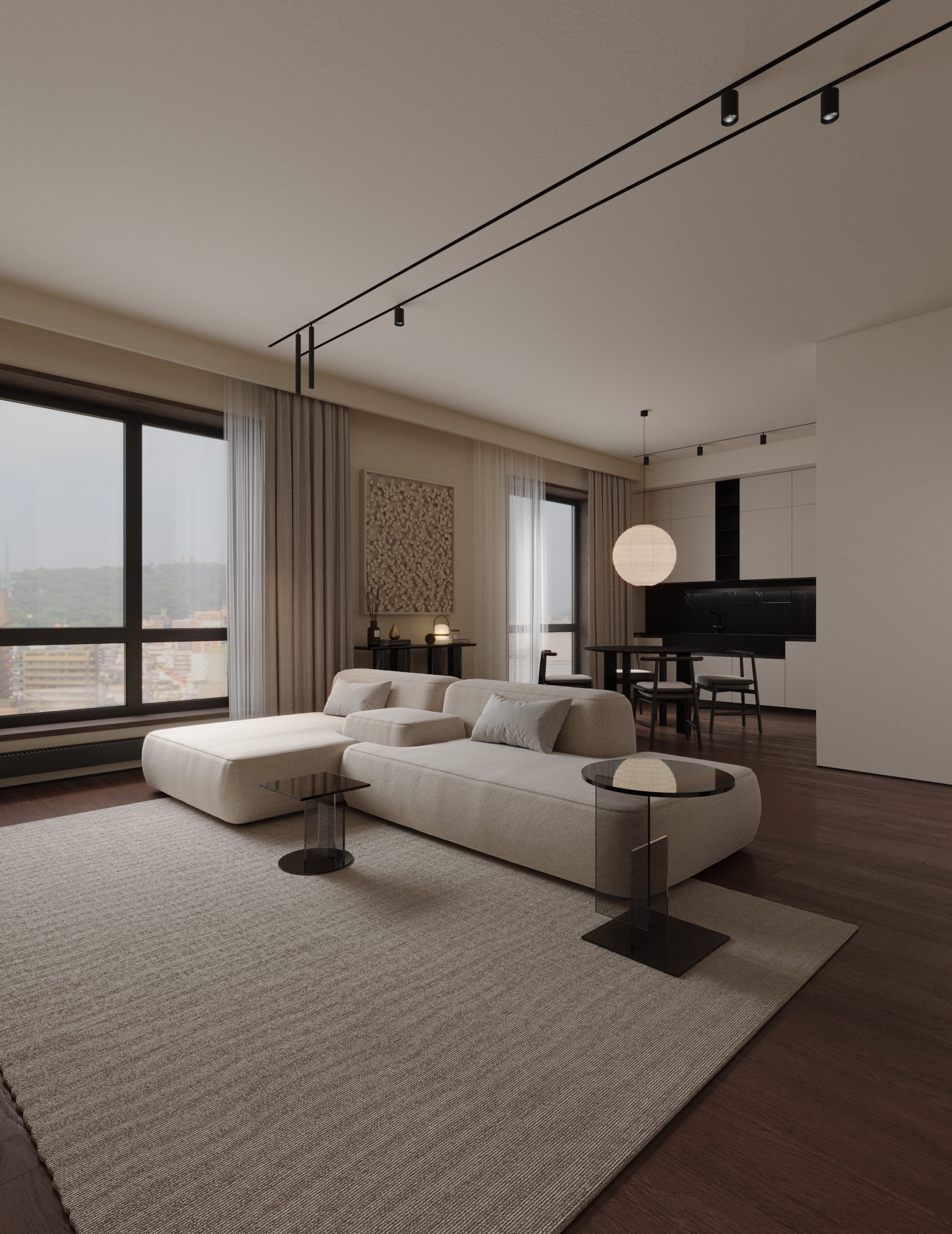 客厅，待售场景丨Bolat Shakhanov-8