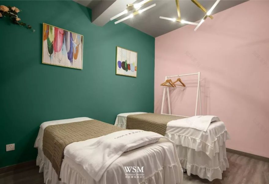 粉色梦幻美容院,打造独特轻奢空间-51