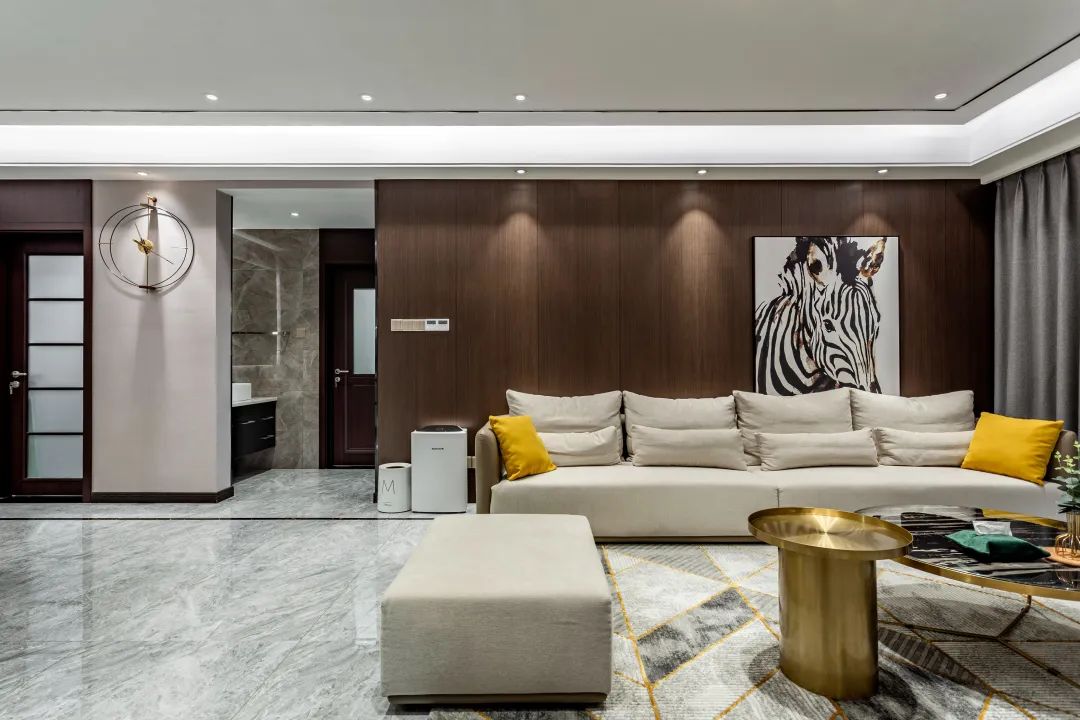 现代轻奢·160 平高级住宅丨梁明-21