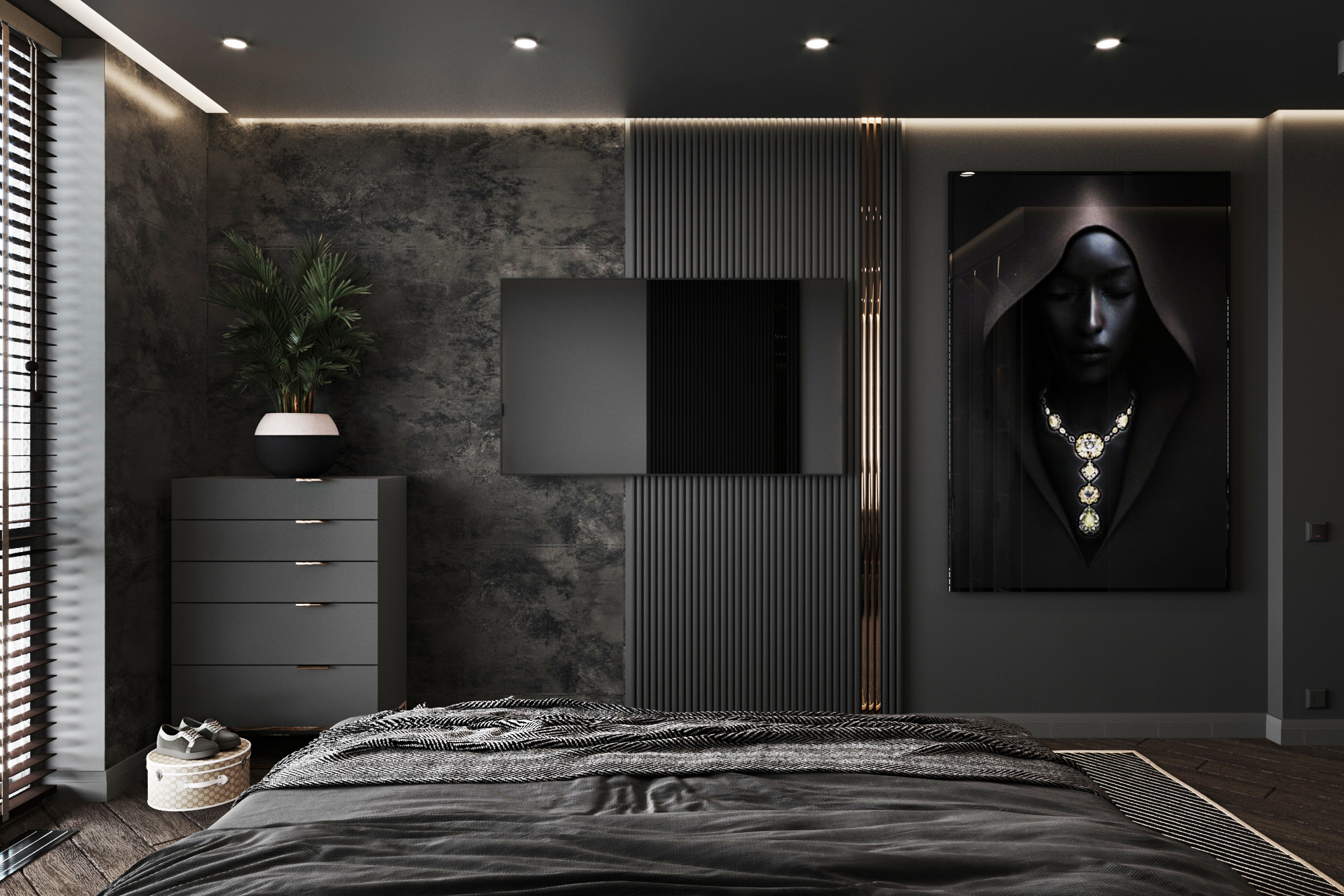 Проект Квартиры 85 м² ЖК Французский квартал 2.-12