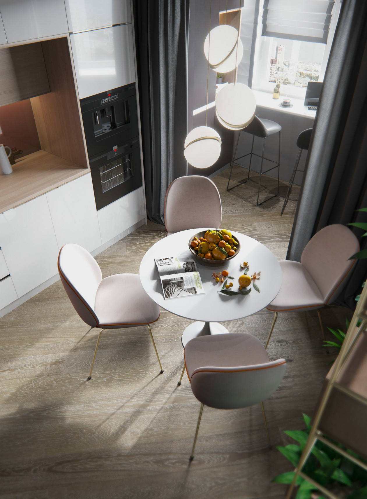 温和混色 · 国外小公寓设计-4