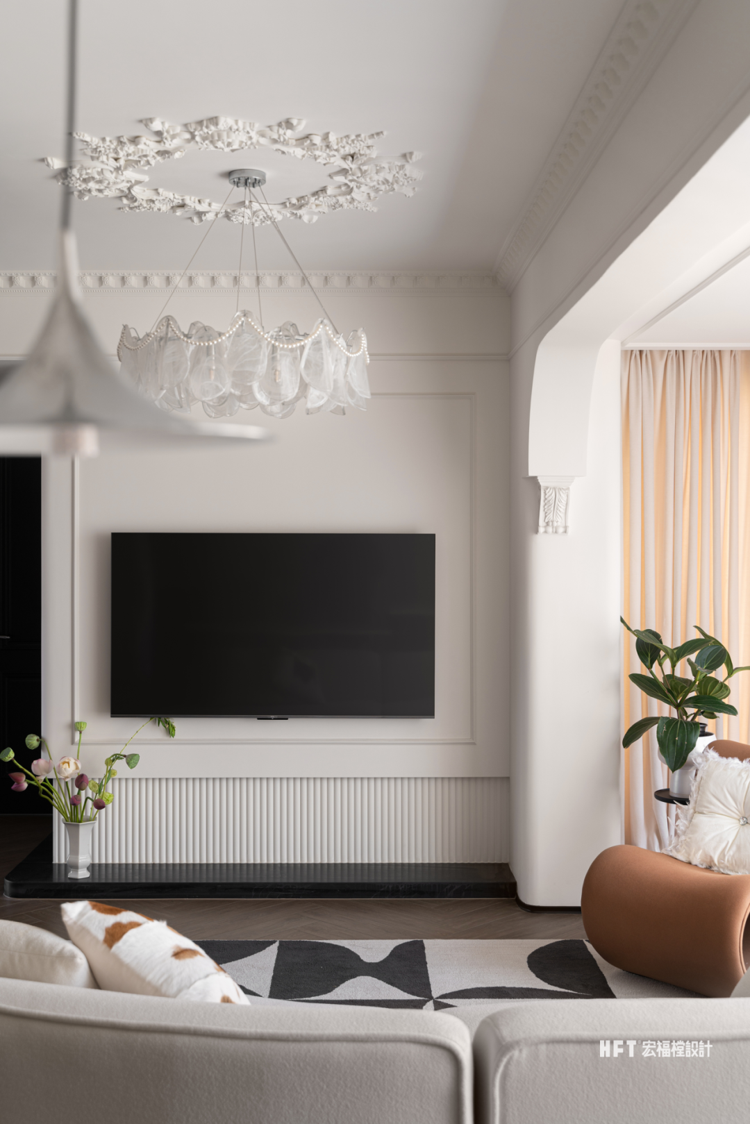 140㎡浪漫法式，化bug为highlight，激发对生活的感知 | 宏福樘设计-23