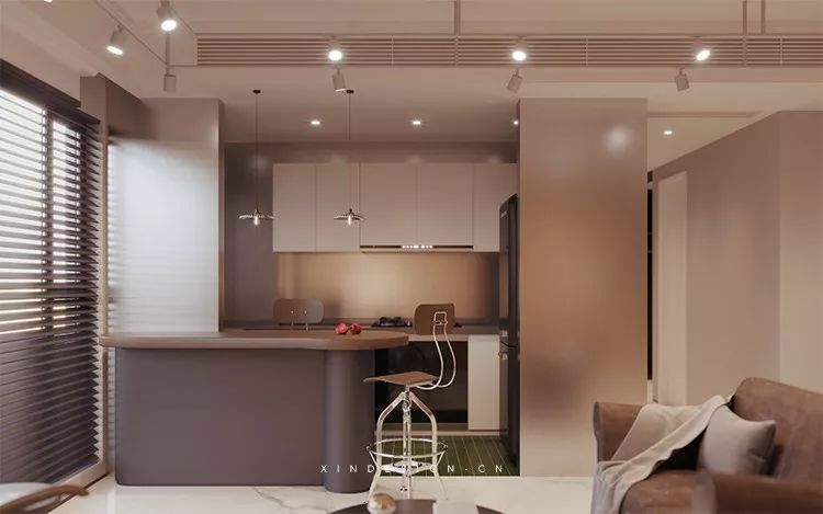 深圳满京华-- 云晓公馆 90m²现代风复式住宅设计-13