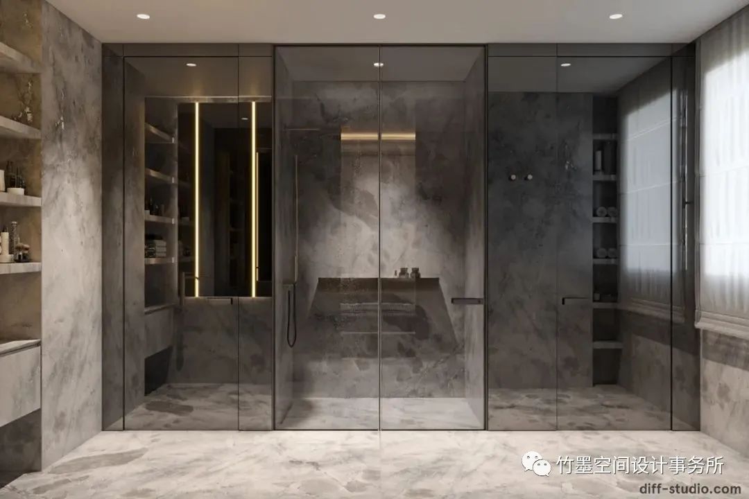 法式轻奢之美·竹墨空间设计事务所 200㎡艺术住宅-70