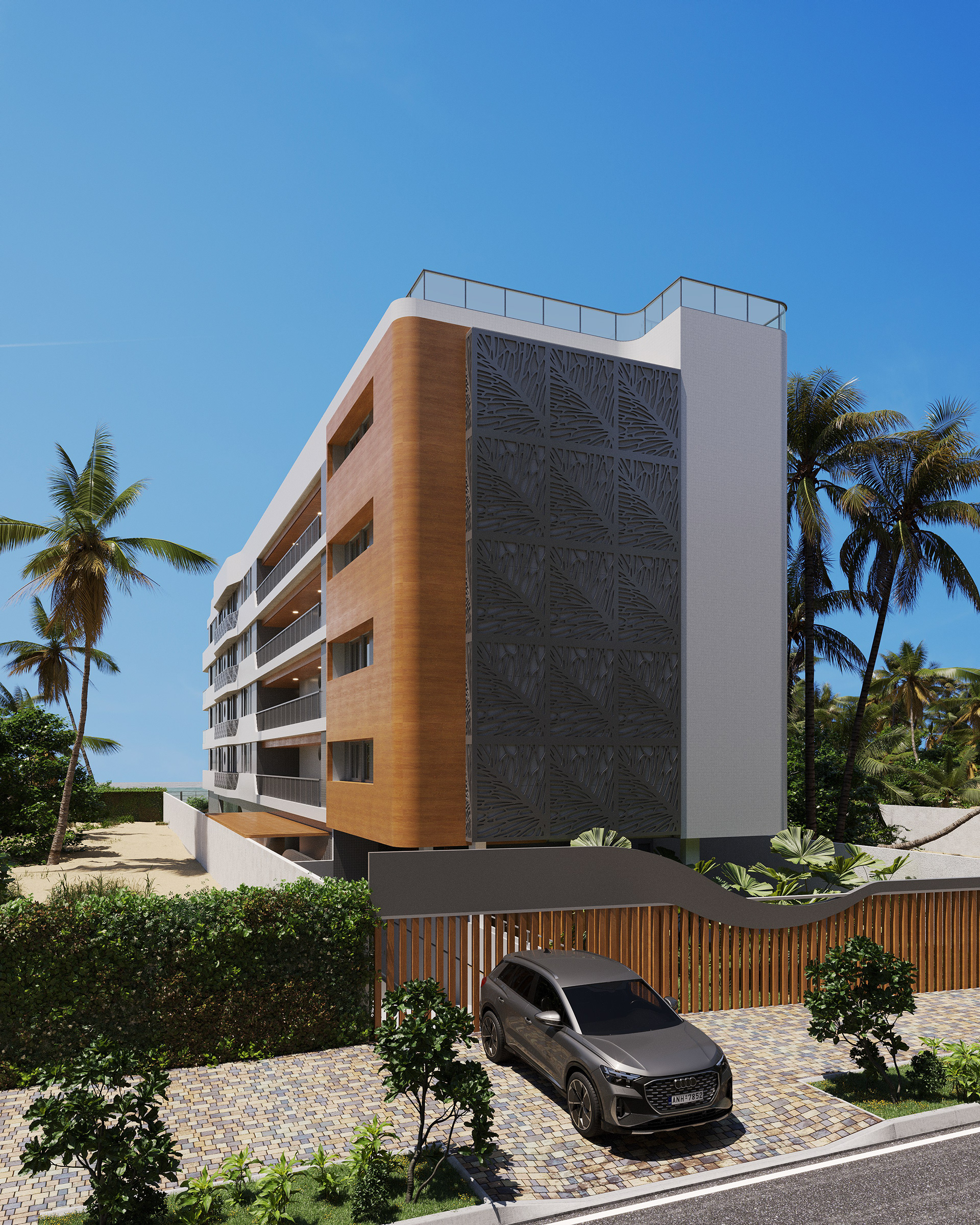 建筑海滩效果图-6