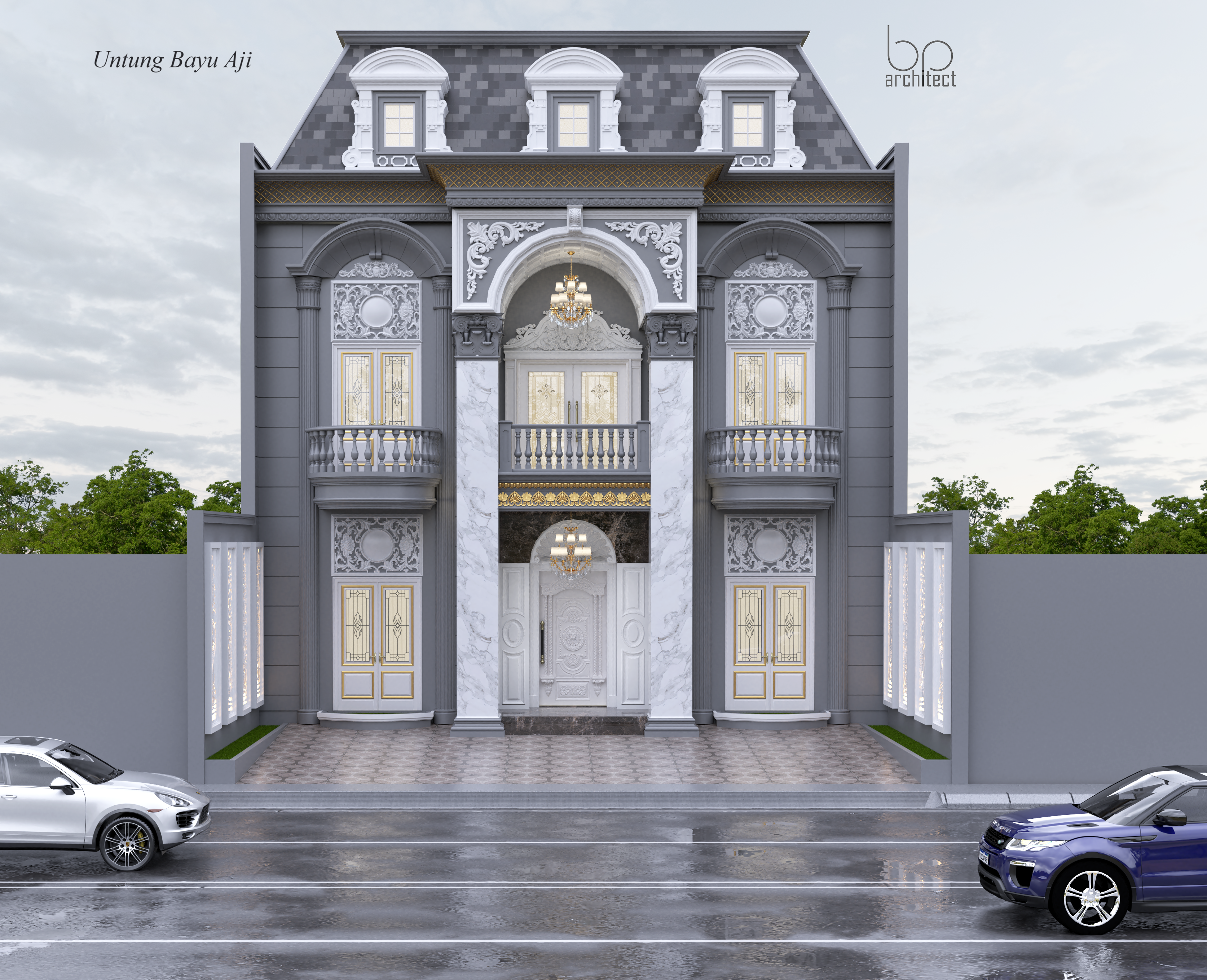 豪华古典概念住宅设计-2