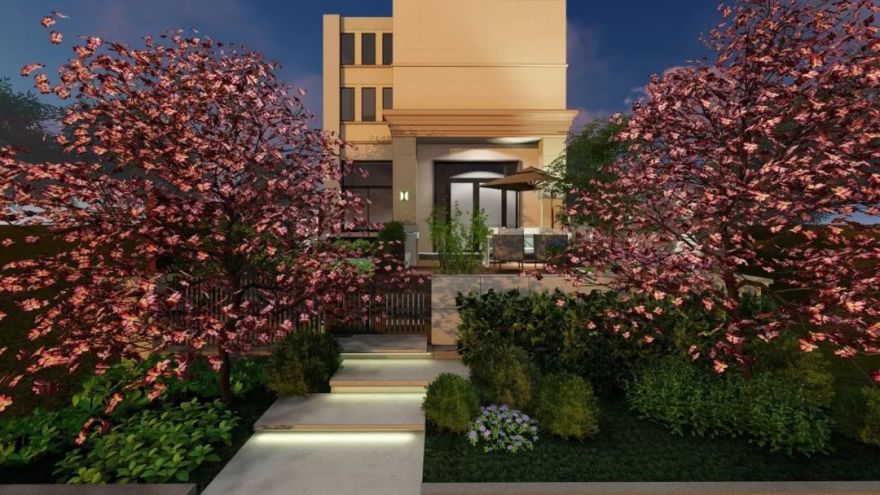 50m²简约花园设计 | 菜园、休闲区、鱼池一应俱全-48