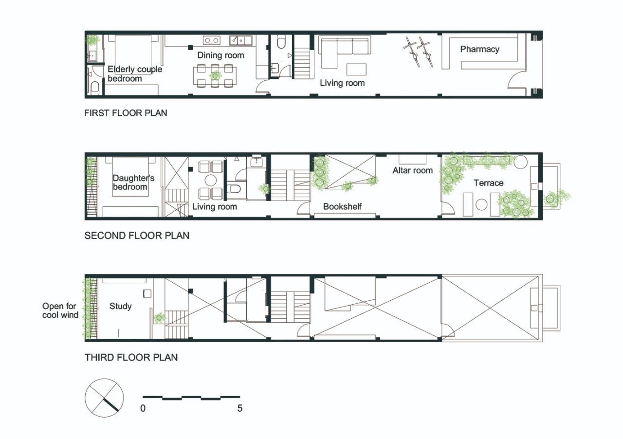 越南管屋 · 一家三口舒适居所设计丨Cong Sinh Architects-27