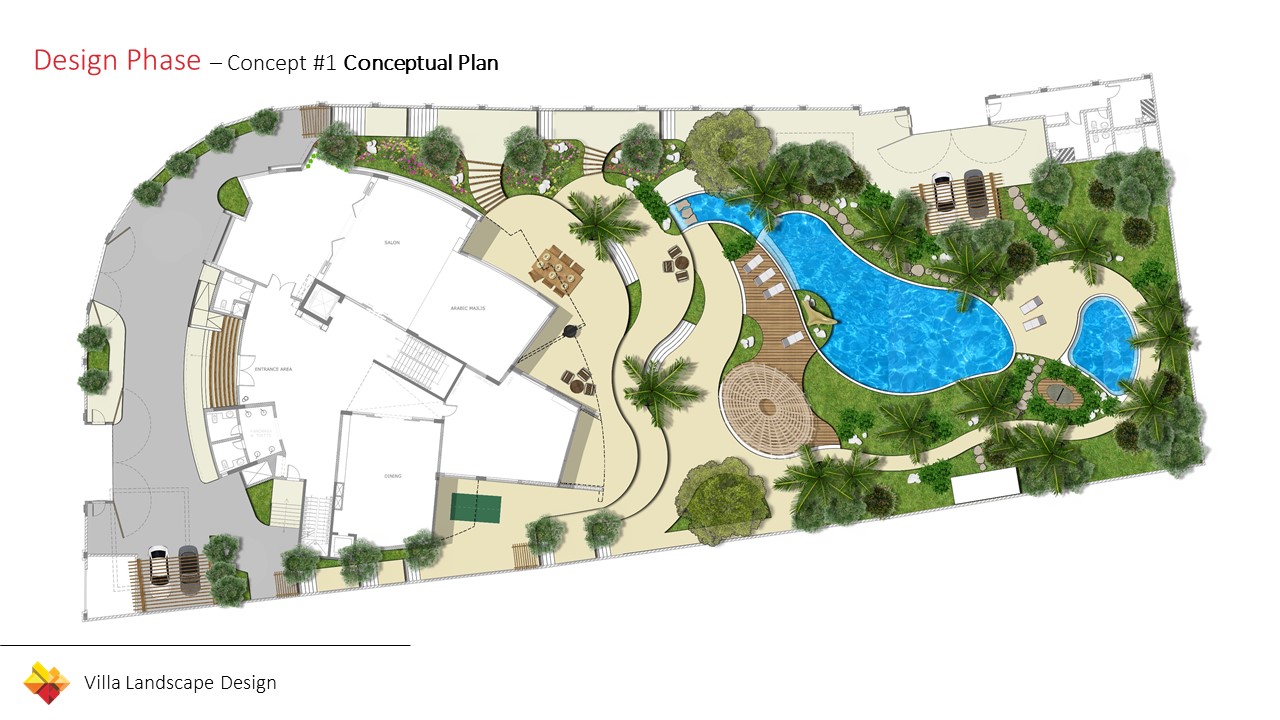 Villa Landscape Conceptual Design (Mecca-7