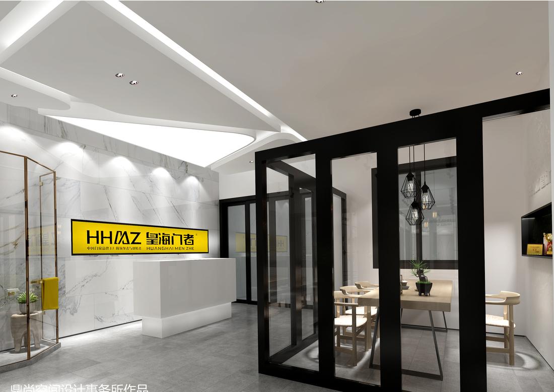 北京某门窗店设计，极简风格演绎商业空间之美-0