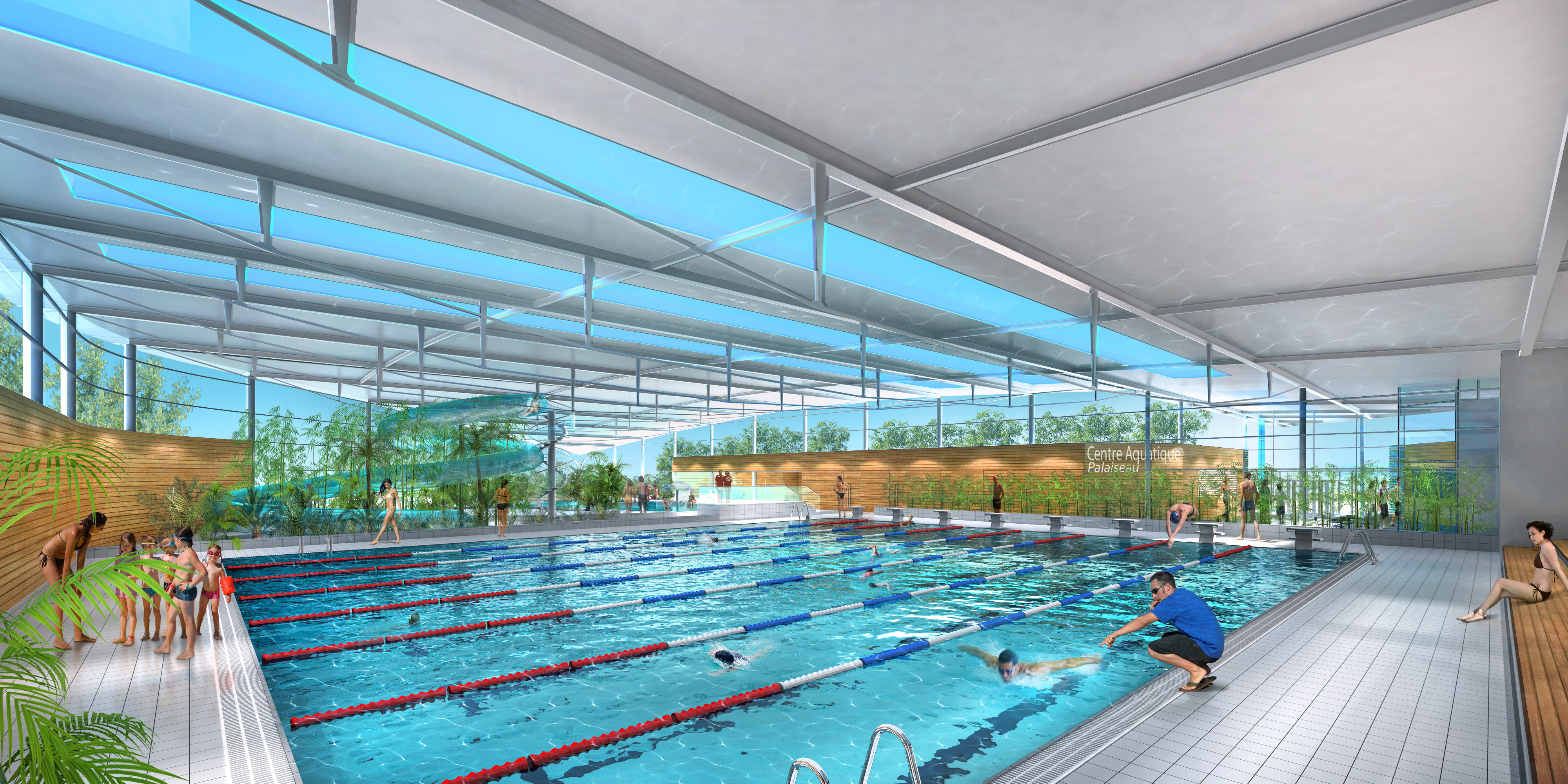 Aquatic Centers & Pools - 3D Visualization (Archive)-12