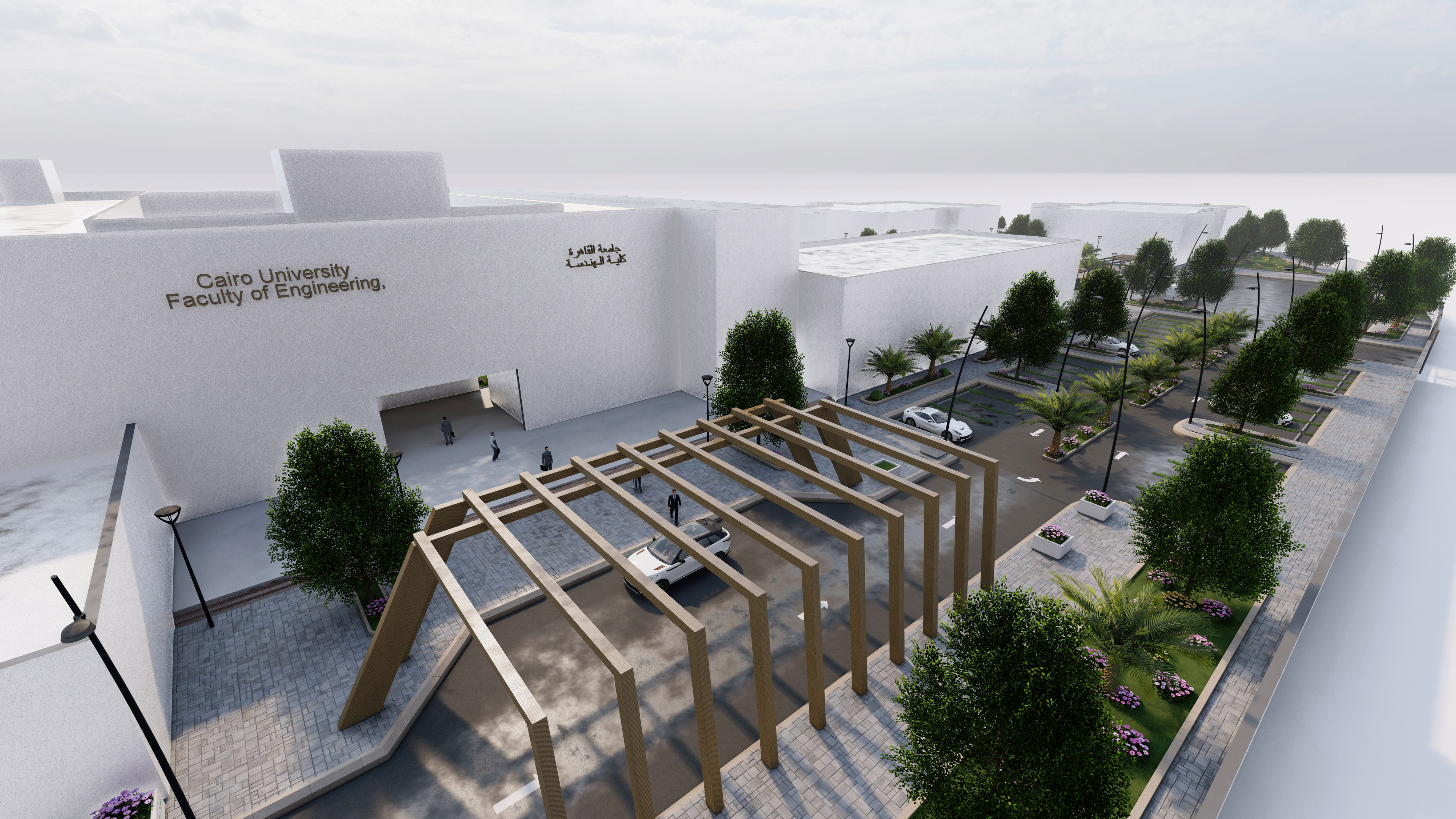 中央财经大学校园景观改造-29