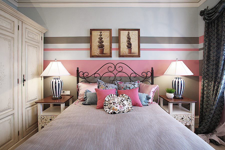 法式简约家装别墅样板房-2-20