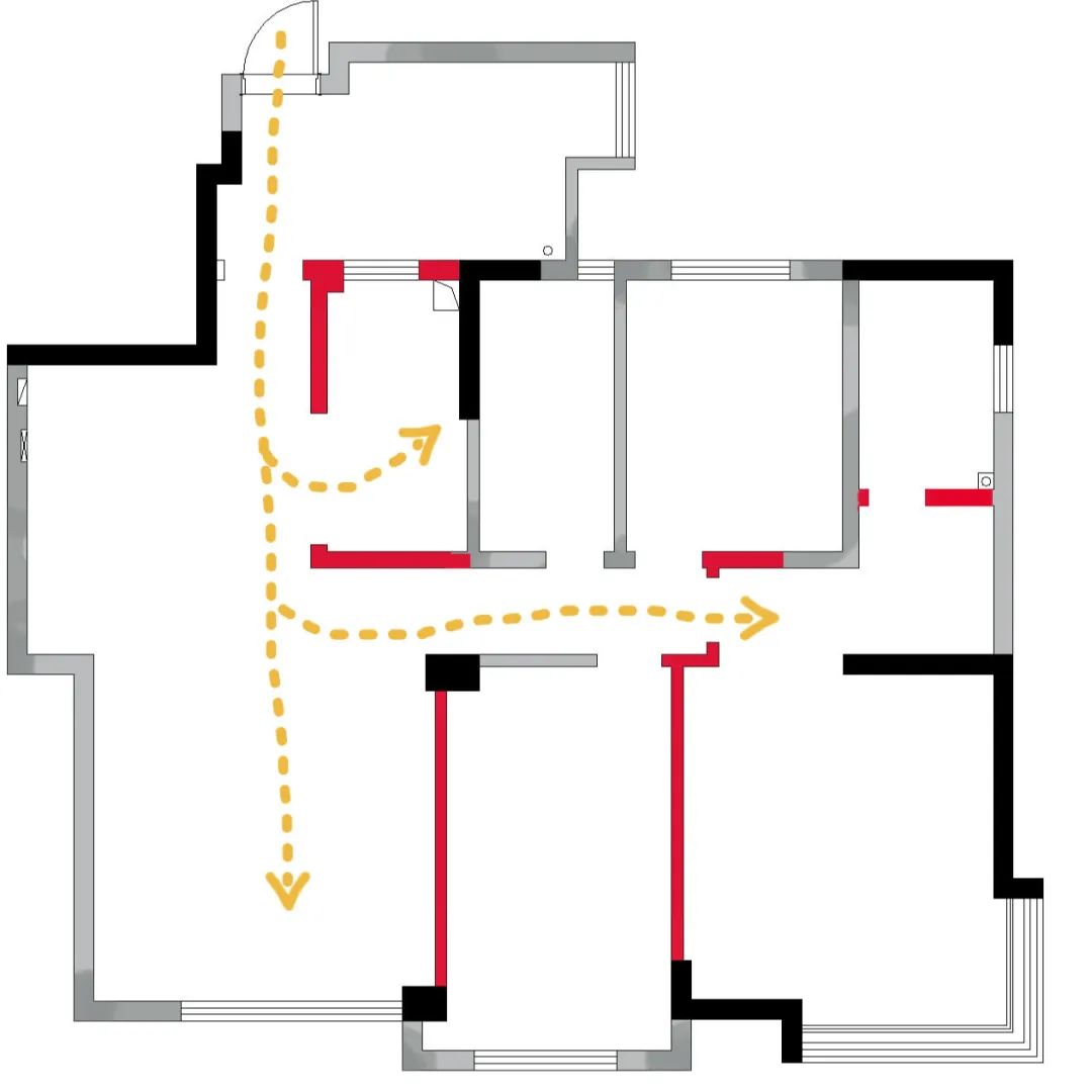 翻新旧屋,打造 110 平米三居室自然生活空间-10