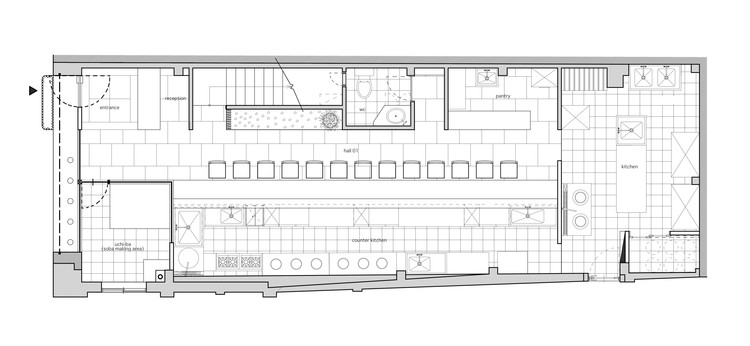 喧嚣中的宁静空间——越南胡志明市“Syunkato Soba”餐厅设计-7
