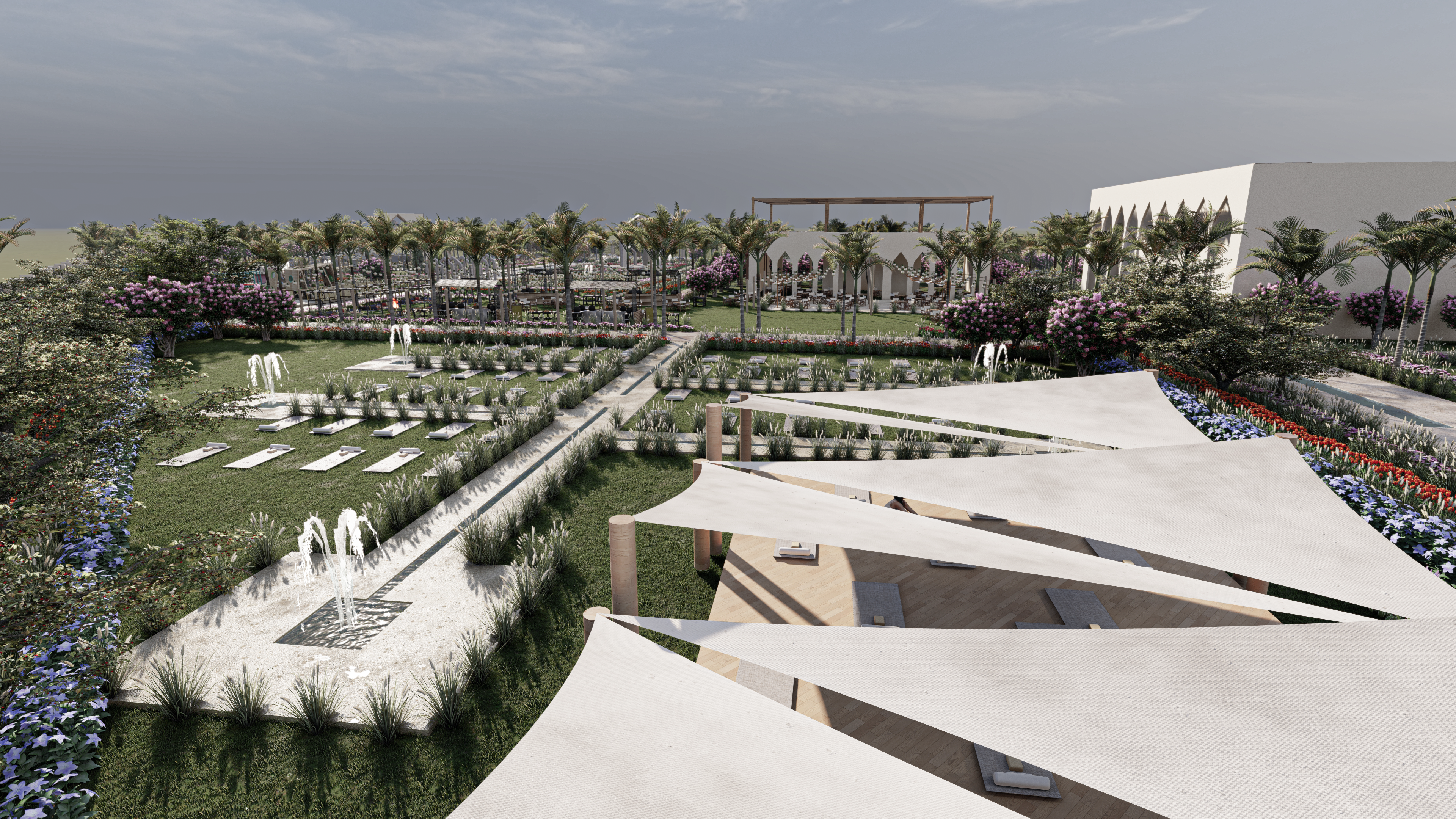 Alferdaws 现代伊斯兰公园丨曼苏拉大学美术学院建筑系-16