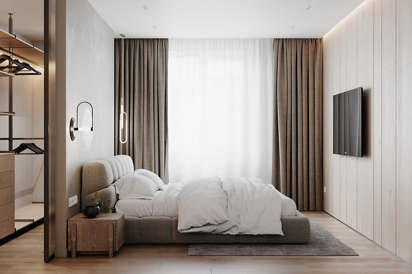 96.61㎡简约风公寓设计 回归家的质朴与纯粹            
            -27