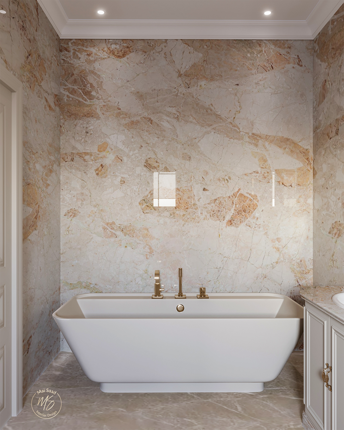 美式主卧丨MAI SAAD INTERIORS-18