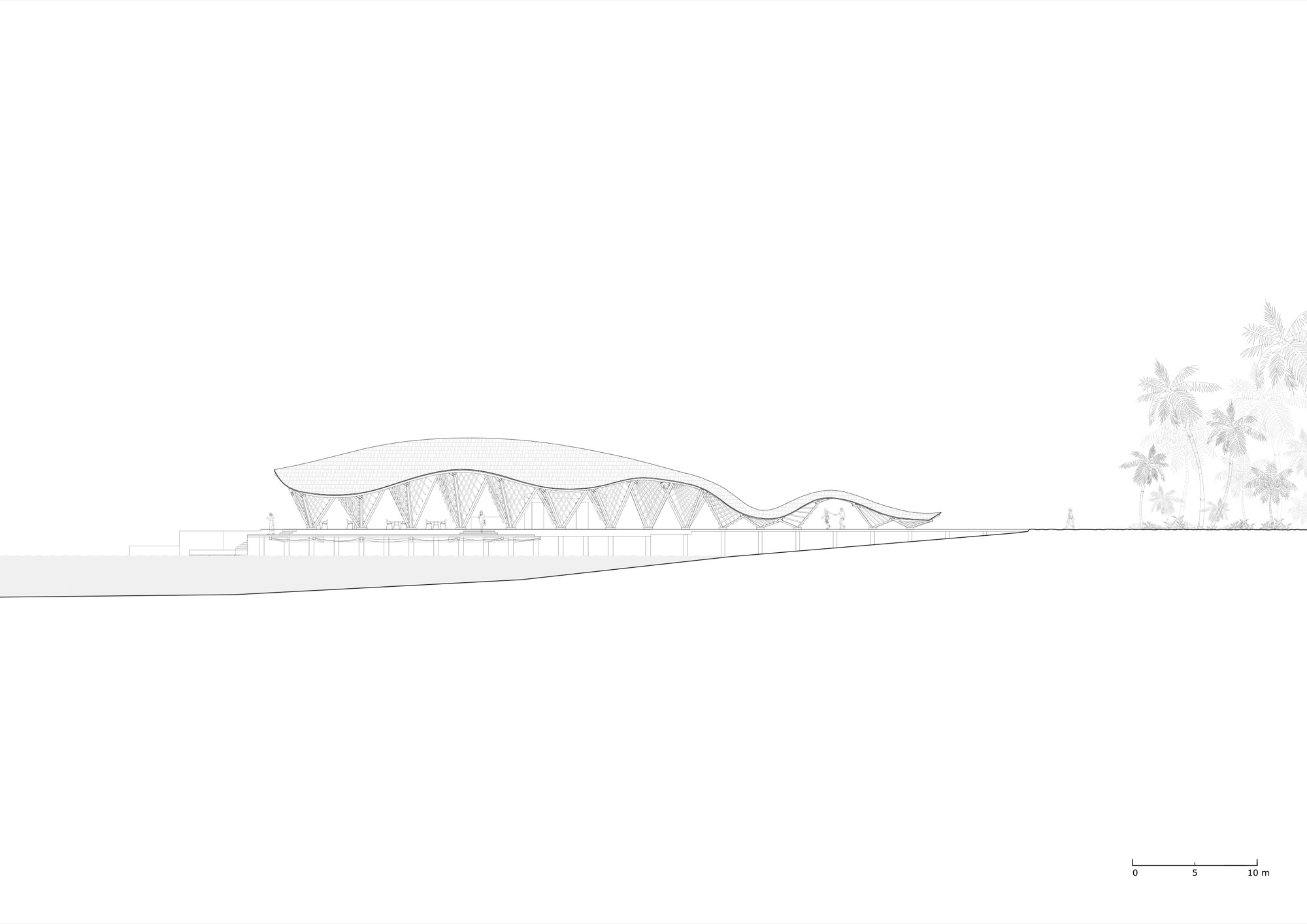 水上竹餐厅丨马尔代夫丨Atelier Nomadic-39