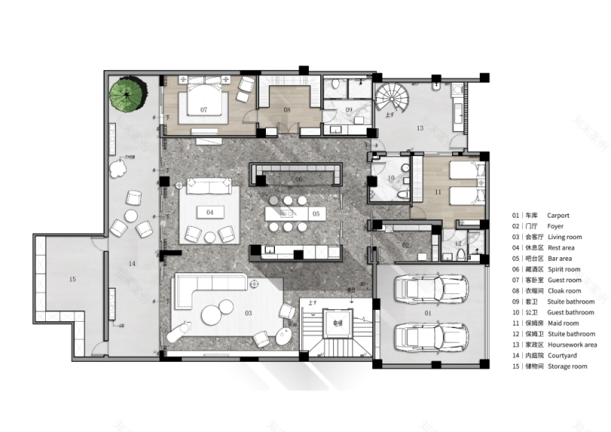成都 880㎡自然本真别墅丨中国成都丨成都 ACE 谢辉室内设计服务机构-69
